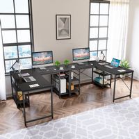 Bestier - L-Shaped Gaming Desk - 55