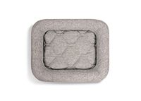 Bedgear - Performance Dog Bed - S - Gray - Left View
