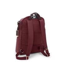 TUMI - Voyageur Halsey Backpack - Wine - Left View