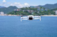 Potensic - ATOM Fly More Combo Drone with Remote Controller - Gray - Left View