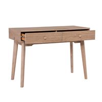 Linon Home Décor - Rosita Two-Drawer Writing Desk - Natural - Left View