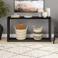 Camden&Wells - Lars Console Table - Obsidian - Left View