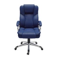 CorLiving - Executive Office Chair - Blue - Left View