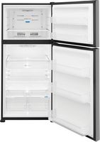 Frigidaire - 20 Cu. Ft. Garage Ready Top Freezer Refrigerator - Stainless steel - Left View