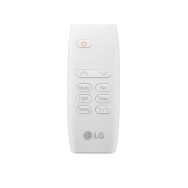LG - 250 Sq. Ft. 6,000 BTU DOE Portable Air Conditioner - White - Left View