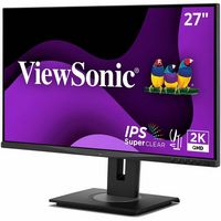 ViewSonic - VG2748A-2K 27 IPS QHD Ergonomic Ambient Light Sensor Monitor (USB HUB, DP, HDMI, VGA)... - Left View