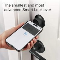 Level - Lock+ Connect Smart Lock Bluetooth/WiFi Replacement Deadbolt with Apple HomeKey/App/Key -... - Left View