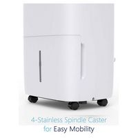 JHS - 35 Pint Dehumidifier - White - Left View