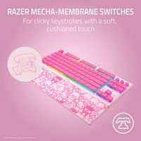 Razer - Ornata V3 TKL Wired Mecha-Membrane Gaming Keyboard with Chroma RGB Backlighting - Hello K... - Left View