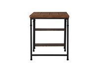 Linon Home Décor - Averill Two-Shelf Desk - Black & Ash - Left View