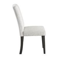 OSP Home Furnishings - Everly Dining Chair 2 Pack - Oyster Grey - Left View