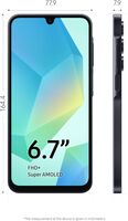 Samsung - Galaxy A16 128GB (Unlocked) Latin America Version - Black - Left View