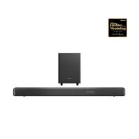 Hisense - 3.1.2 CH  AX Series Dolby ATMOS Soundbar with Wireless Subwoofer - Black - Left View