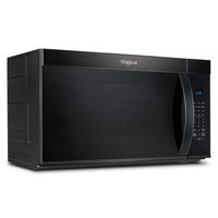 Whirlpool - 1.9 Cu. Ft. Over-the-Range Microwave with Sensor Cooking - Black - Left View