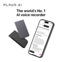 PLAUD - Smart AI Voice/Audio Recorder - Black - Left View