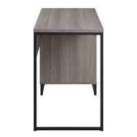 OSP Home Furnishings - Hagney Lane Rectangular Modern 1-Drawer Desk - Farm Oak - Left View