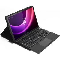 SaharaCase - Keyboard Case for Lenovo Tab P11 (Gen 2) - Black - Left View