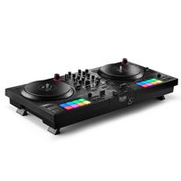 Hercules - DJControl Inpulse T7 2-deck Motorized DJ Controller - Black - Left View