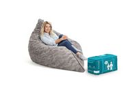 Lovesac - PillowSac in Phur - Snow Owl - Left View