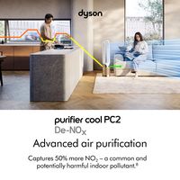 Dyson - Purifier Cool PC2 De-NOx​ - White/Gold - Left View