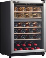 Frigidaire - 46 Bottle Wine Cooler - Stainless Steel - Left View