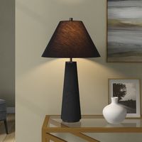 Camden&Wells - Brigitta Table Lamp - Obsidian - Left View