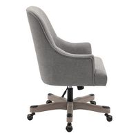 OSP Home Furnishings - Bradwell Office Chair - Fog - Left View