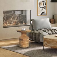 Simpli Home - Haynes Wooden Accent Table - Natural - Left View