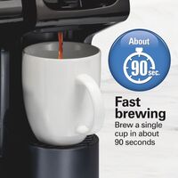 Hamilton Beach - FlexBrew Trio Coffee Maker - Black - Left View