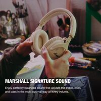 Marshall - Monitor III A.N.C. Wireless Active Noise Cancelling Over-the-Ear Bluetooth Headphones ... - Left View