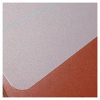 Floortex - Cleartex Rectangular with Fold Polypropylene Chair Mat with Anti-Slip Backing for Hard... - Left View