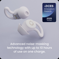 Ozlo - Sleepbuds – Snore-Blocking, Science-Backed Bluetooth Earbuds for Deep Sleep and Side-Sleep... - Left View
