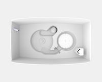 Boneco - S250 1.8 gallon Digital Steam Humidifier - White - Top View