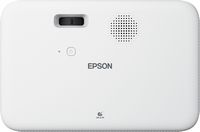 Epson - EpiqVision Flex CO-FH02 Full HD 1080p Smart Streaming Portable Projector, 3-Chip 3LCD, An... - Top View