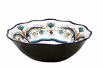 13&quot; Round Bowl- White and Blue